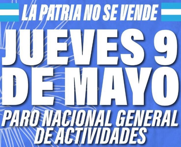 La CGT de Argentina espera un respaldo «contundente» al paro nacional del jueves desde todos los sectores