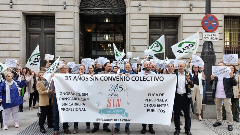 CSIF convoca a la plantilla de la CNMV a manifestarse para pedir mejoras salariales