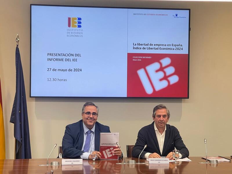 España, por debajo de la media de la OCDE y la UE en libertad económica y empresarial, según el IEE