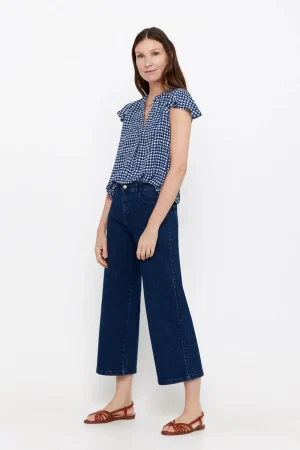 Blusa manga volante