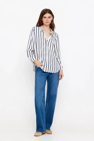 Camisa satinada