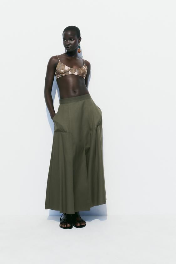 FALDA MIDI CAPA