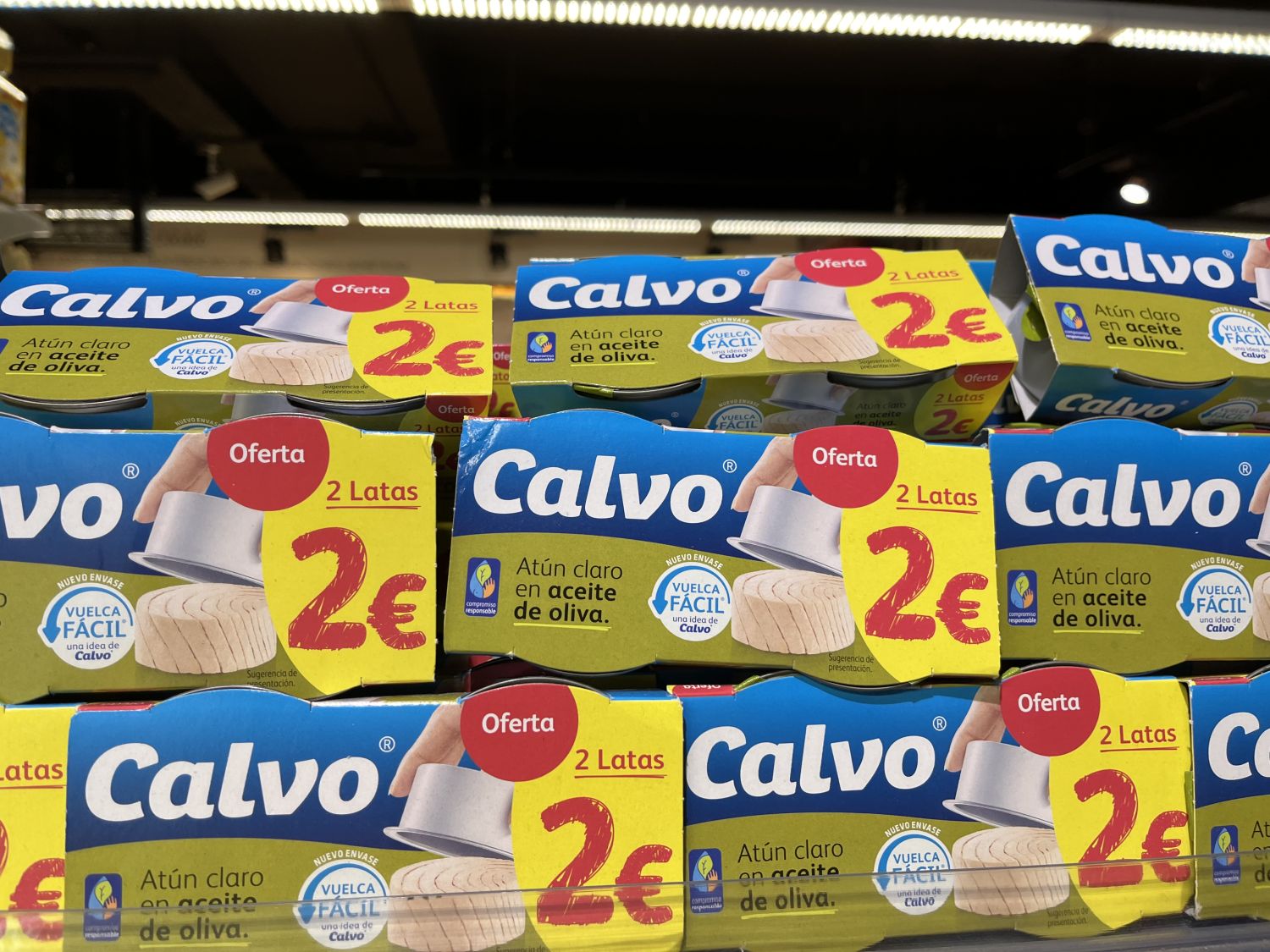 Los precios del atún de Albo en los supermercados dan a Calvo una oportunidad inesperada