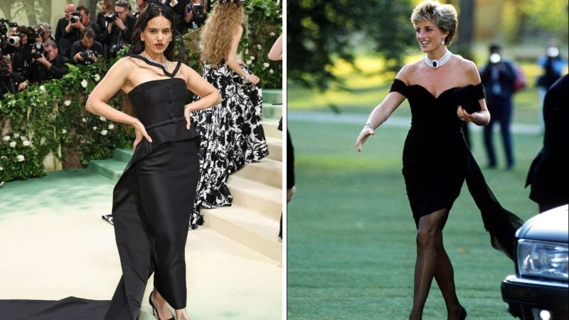 El vestido de la venganza de Rosalía 1 Merca2.es Lady Di inspiró a Rosalía con su vestido de la venganza