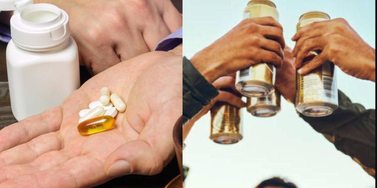 Te explicamos que pasa realmente si mezclas ciertas medicinas con alcohol