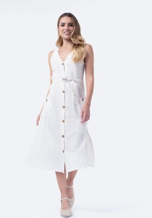 Vestido largo sin mangas de Mujer Colección Mery Turiel para TEX