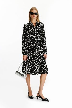 Vestido midi camisero