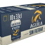 Si eres amante de la cerveza, Alcampo rebaja la caja de 10 latas de Aguila sin filtrar ¡corre que vuela!