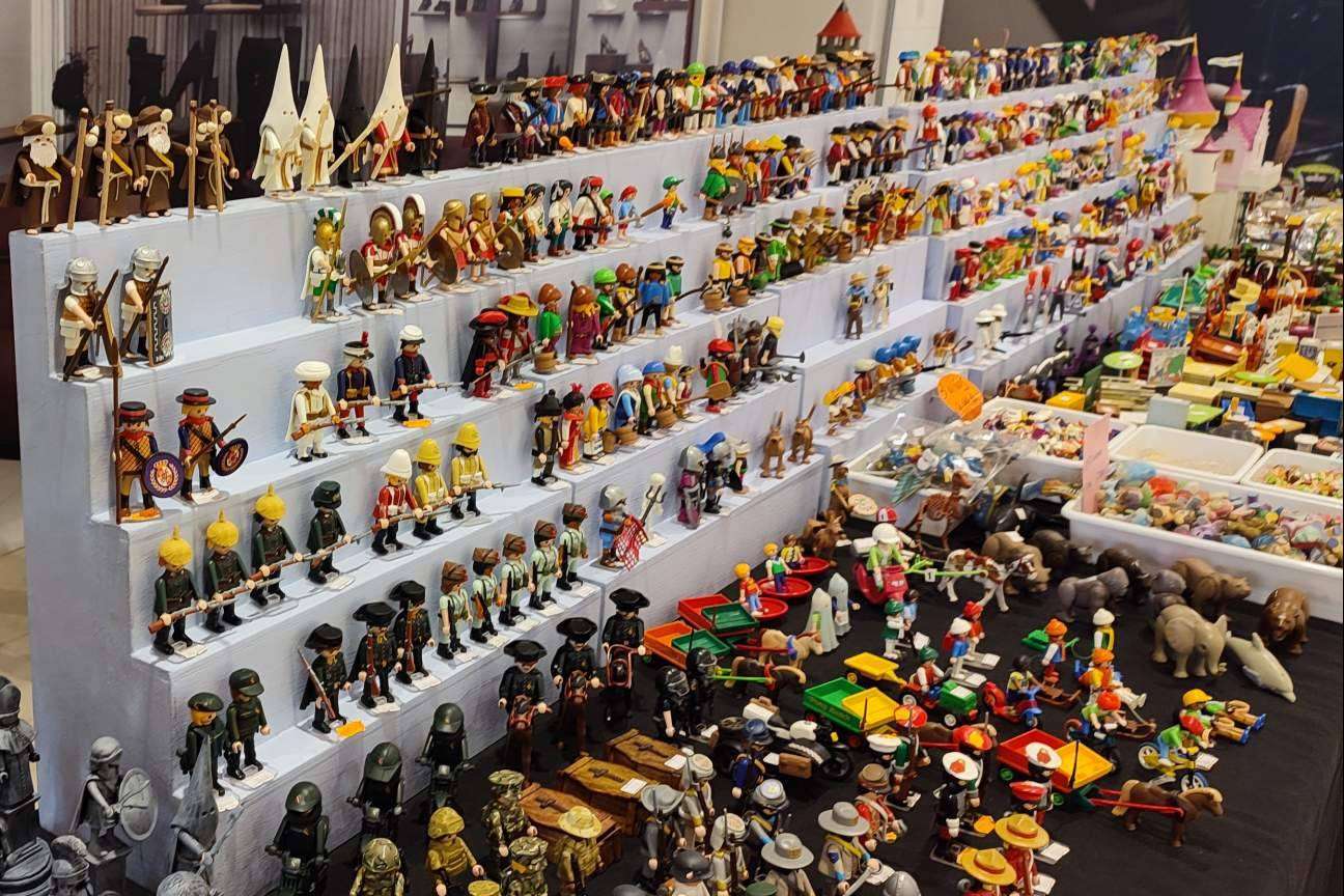 Superhéroes en el Mercado del Juguete de Madrid