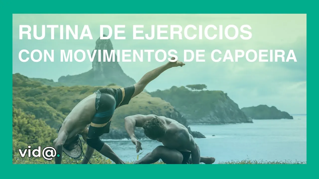 Rutina de ejercicios con movimientos de capoeira