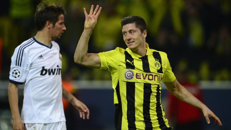 robert lewandowski 2013 borussia dortmund vs real madrid Merca2.es