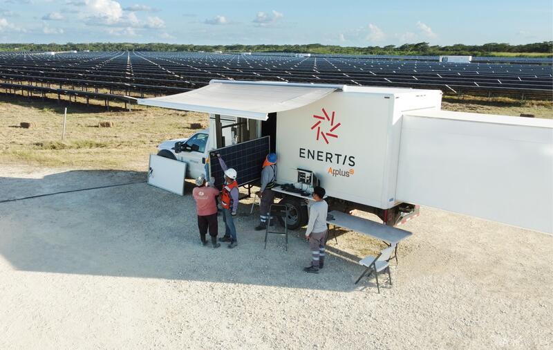 Enertis Applus+ ha inspeccionado más de 22.500 paneles fotovoltaicos en Chile con su laboratorio móvil