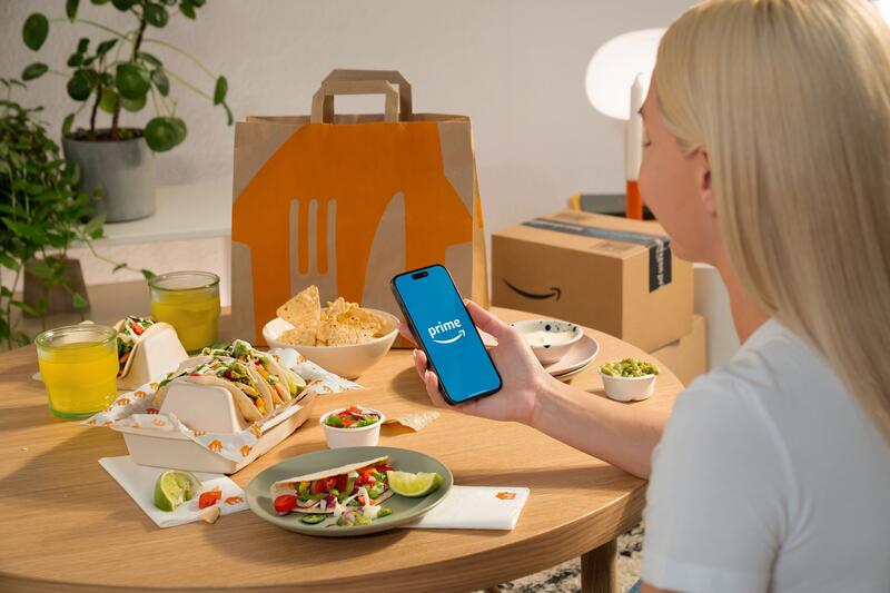 Amazon Prime y Just Eat se unen para ofrecer una experiencia sin costes adicionales