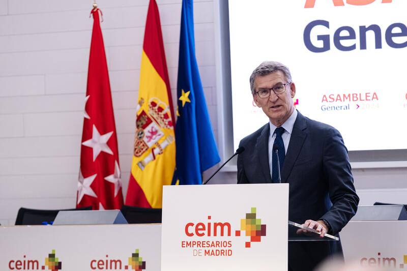 Feijóo define a Madrid como la «locomotora económica» que impulsa a España