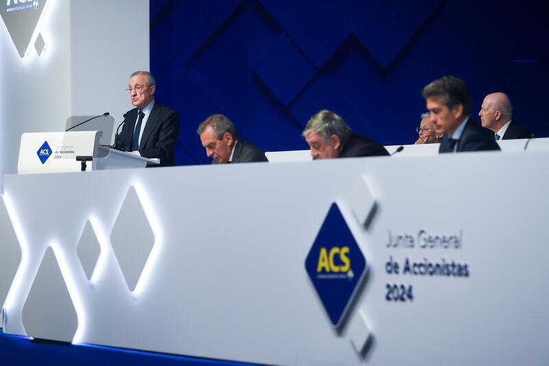 ACS premia a sus accionistas: 1,55 euros o una nueva acción por cada 25 el 17 de julio