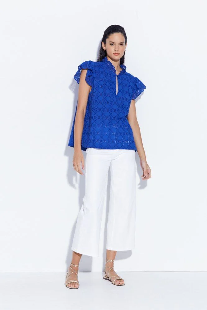 BLUSA TROQUELADA