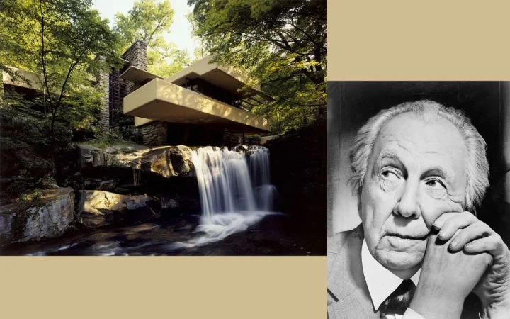 Fallingwater Portrait Frank Lloyd Wright Library of Congress Merca2.es