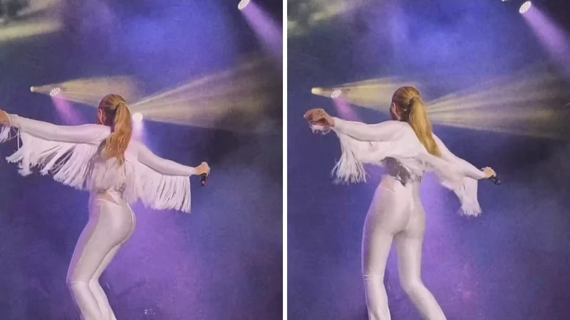 Los glúteos ultra tonificados de Marta Sánchez a los 58 en su atrevido look de concierto 1 Merca2.es Marta Sancez look blanco Merca2.es