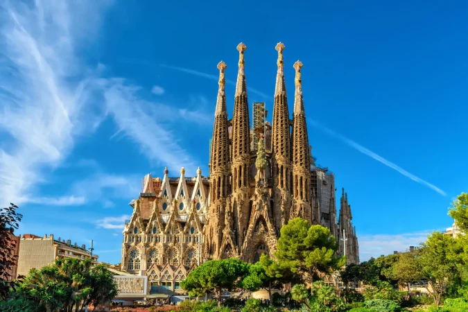 Nativity facade Sagrada Familia cathedral Barcelona Spain Merca2.es