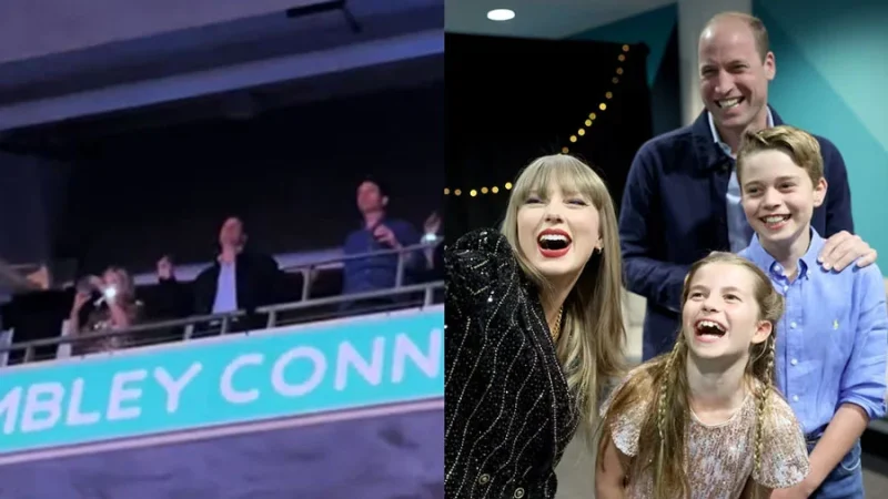 El príncipe Guillermo se vuelve loco en un video viral de lo más raro 1 Merca2.es Completamente desatado, el príncipe Guillermo enloquecido en el concierto de Taylor Swift