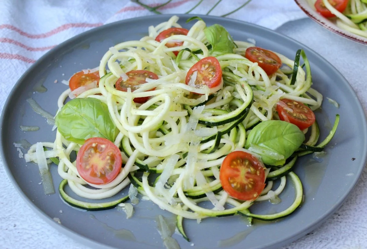 Receta de espaguetis de calabacín