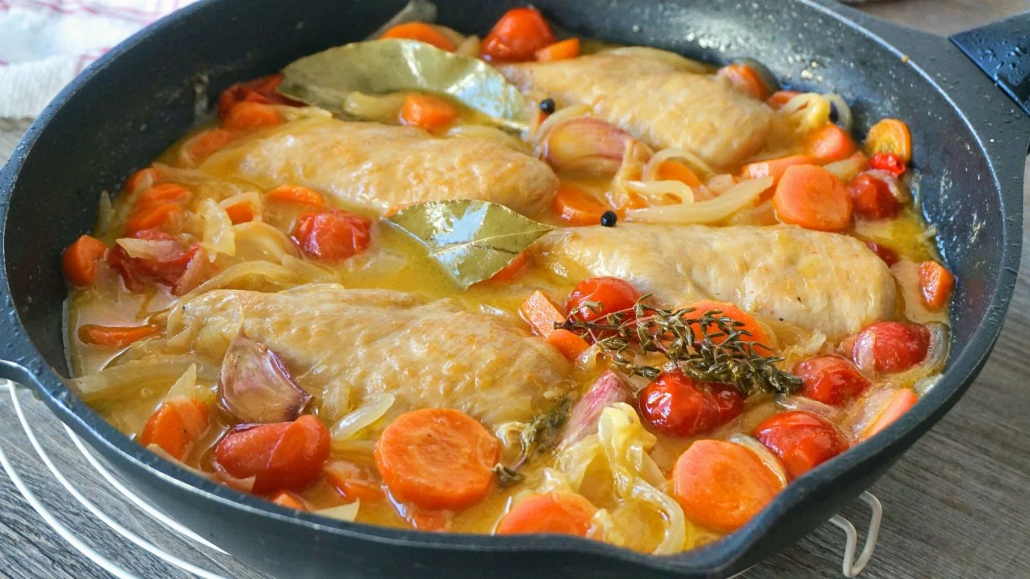Receta de pollo en escabeche, súper rico y fácil de hacer