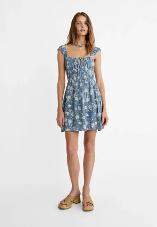 VESTIDO CORTO BAMBULA GOMAS ESTAMPADO
