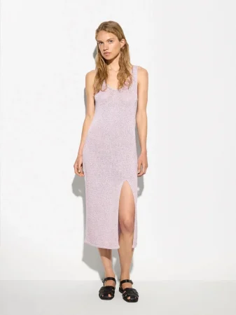 VESTIDO DE PUNTO LUREX