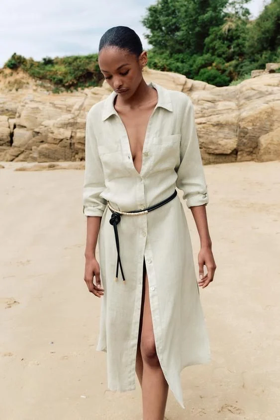 VESTIDO TÚNICA LINO