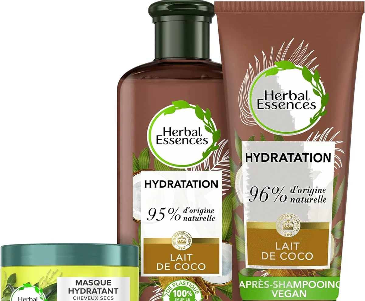 Luce tu pelo con el champú y acondicionador de Herbal Essence en Amazon