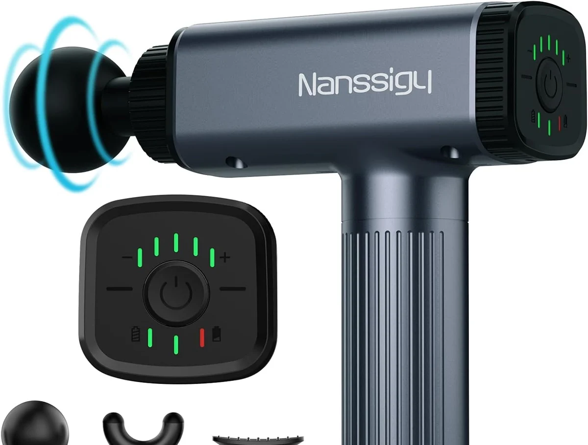 Dile adiós a los dolores musculares con la pistola de masaje por menos de 30euros en Amazon