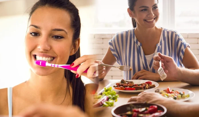 Si te cepillas después de comer, estás cometiendo un grave error
