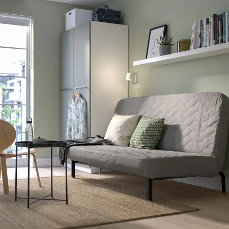 nyhamn sofa cama 3 plazas con colchon espuma knisa gris beige 1195901 pe902650 s5 Merca2.es