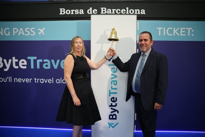 Bytetravel brilla en su estreno en BME Scaleup con un despegue del 20% en su valor