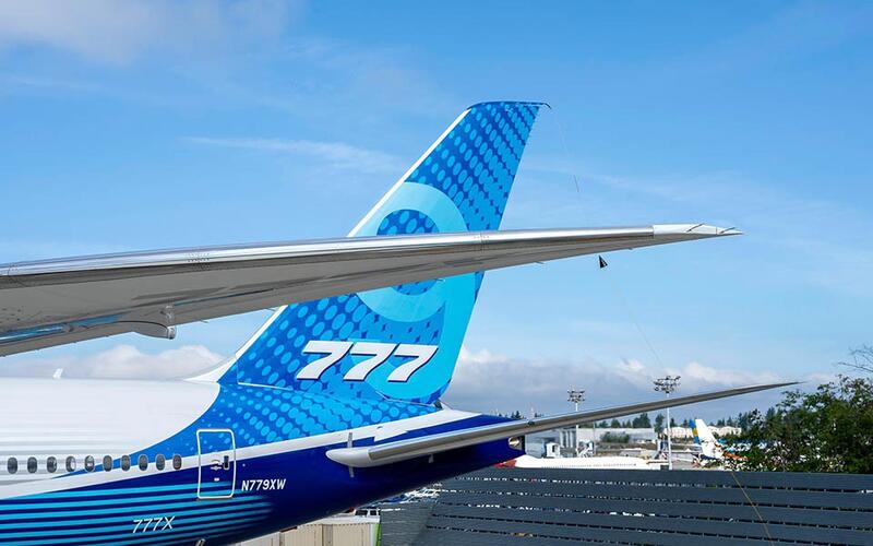 Pruebas clave para el futuro de Boeing: el gigante aeronáutico inicia los vuelos de su avión 777-9