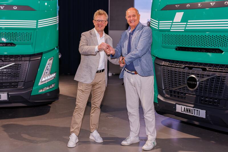 Volvo consolida su posición en Italia al recibir un pedido de 1.500 camiones del transportista Lannutti