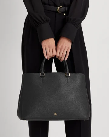 Bolso satchel Hanna de piel cruzada  Lauren