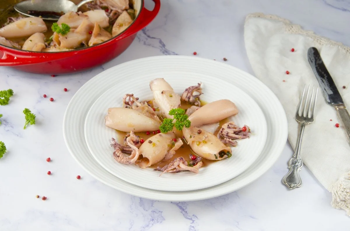 Chipirones afogaos, una receta asturiana muy fácil de hacer