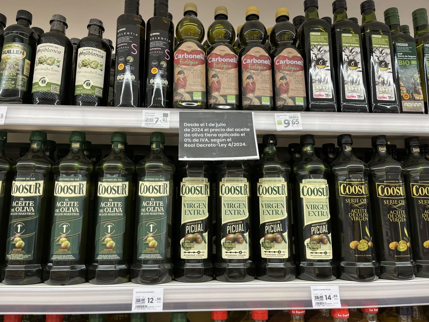 La OCU señala los alimentos que más se han encarecido en las cestas de la compra de los españoles durante los últimos meses
