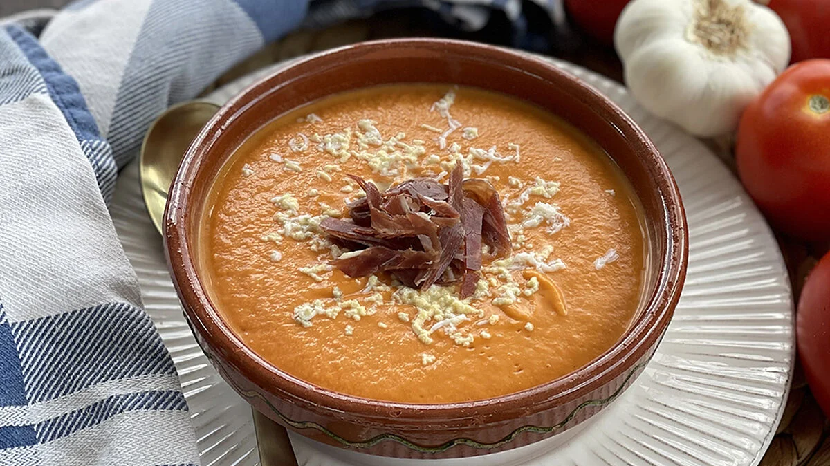 Receta de salmorejo sano, sin pan e igual de exquisito
