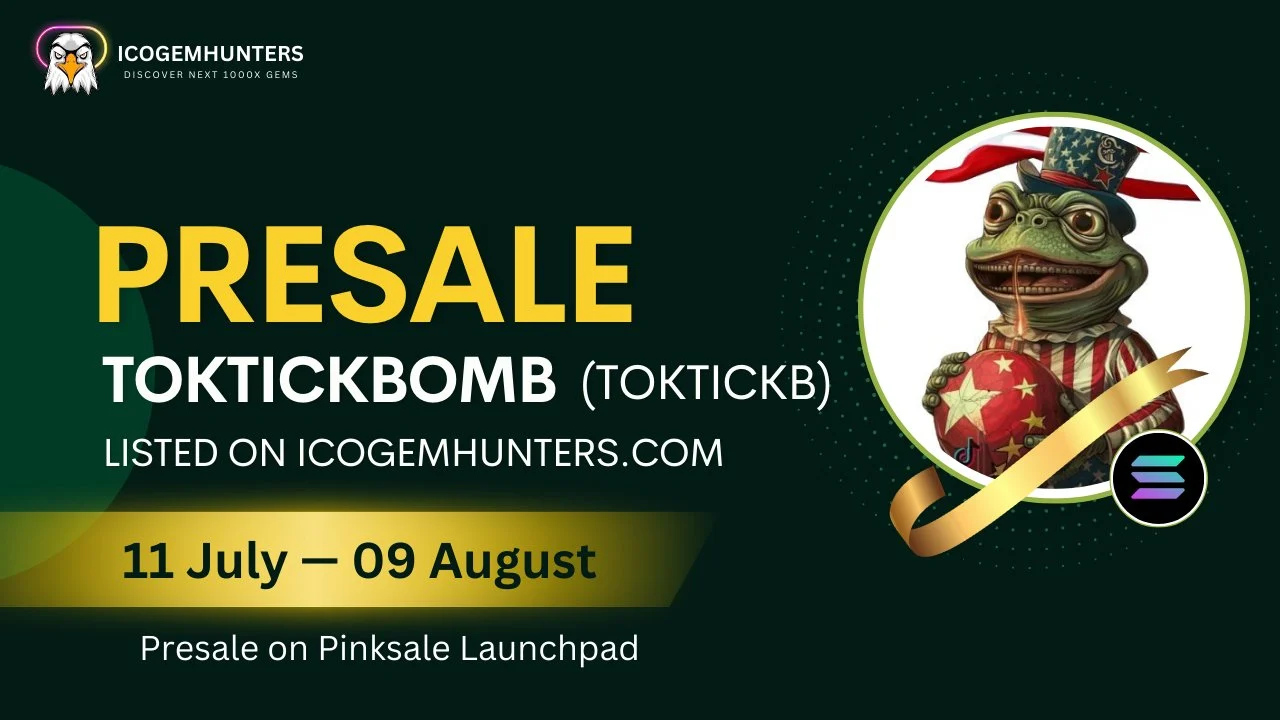 Toktickbomb: La memecoin que va a revolucionar el mercado con su concepto poco «funcional»