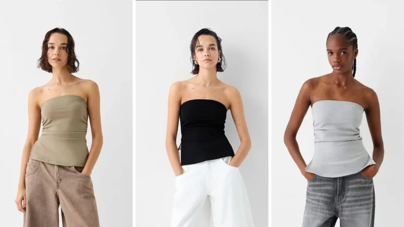 Como combinar el top de Bershka a tus prendas
