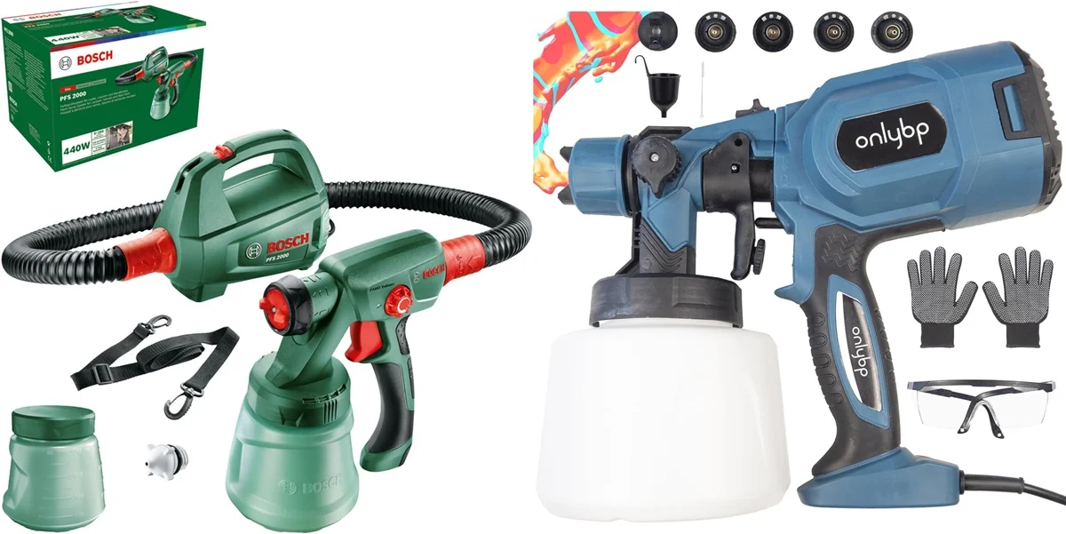 No te pierdas las pistolas de pintura en Amazon con la que ahorrarás tiempo y energía