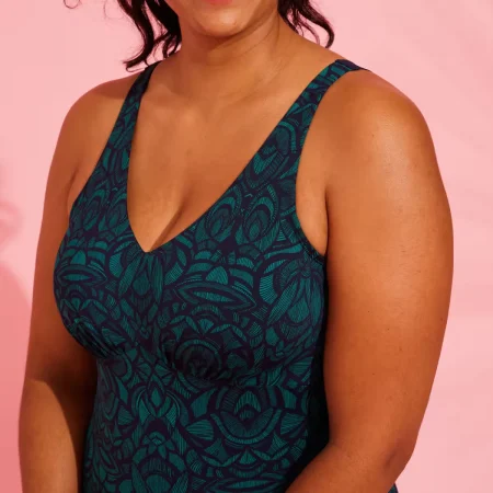 banador mujer aquagym moldeador verde disponible en talla grande Merca2.es