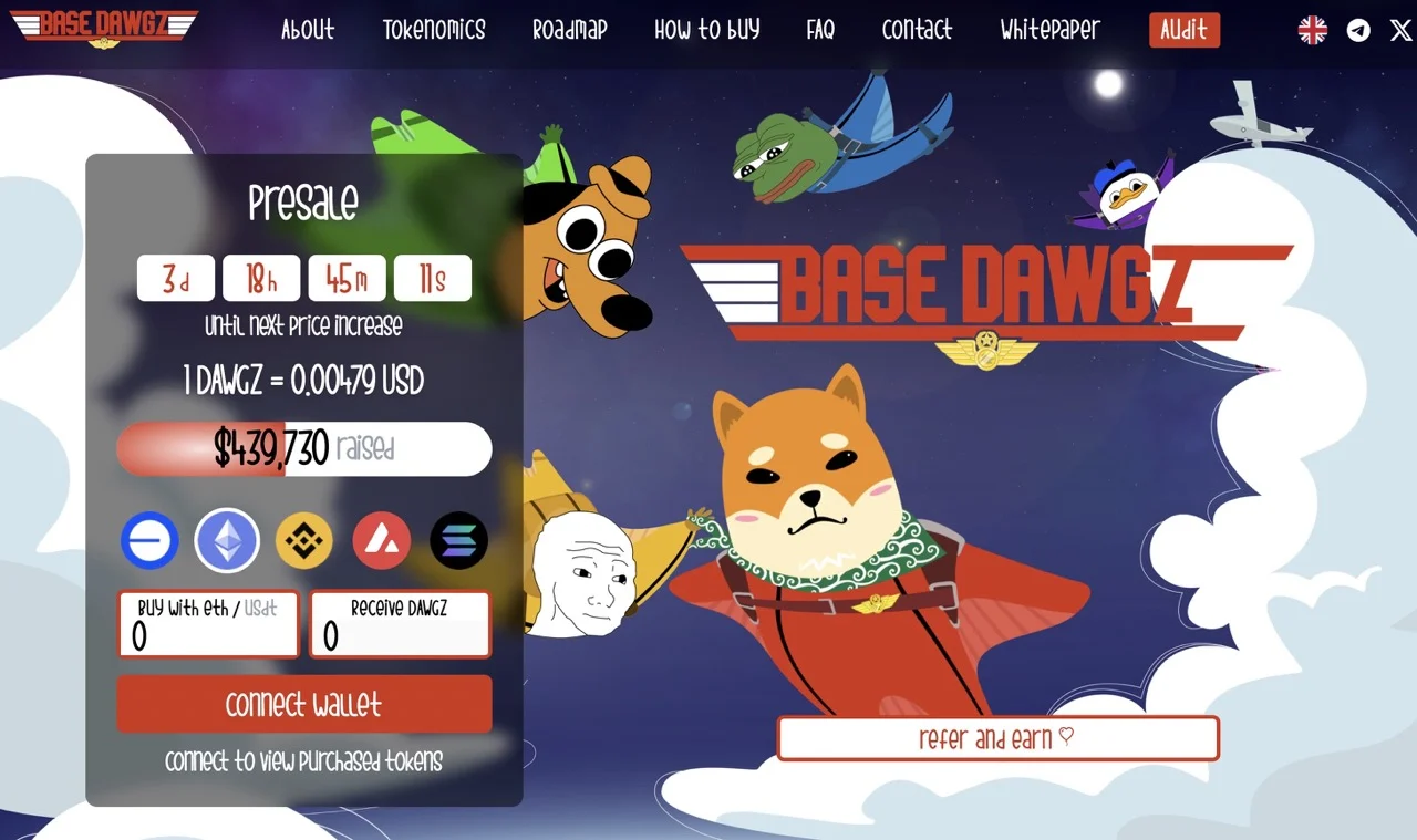 Base Dawgz se convierte en la nueva sensación de las criptos meme