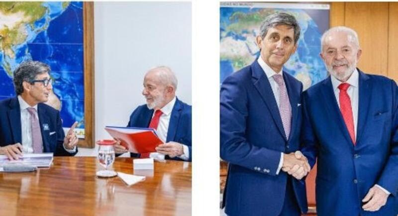 Álvarez-Pallete expresa a Lula el compromiso inquebrantable de Telefónica con el futuro de Brasil