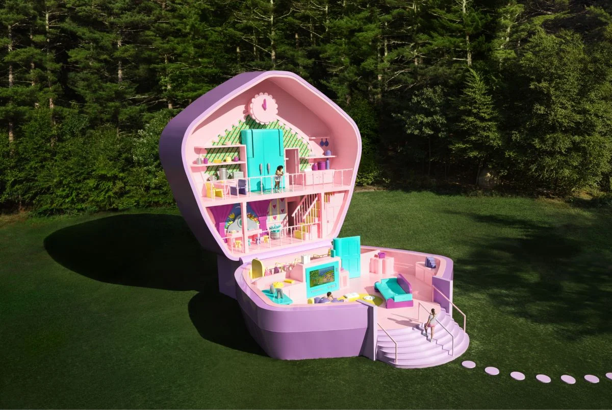 La casa-cofre de Polly Pocket abre sus puertas a tamaño real en Airbnb