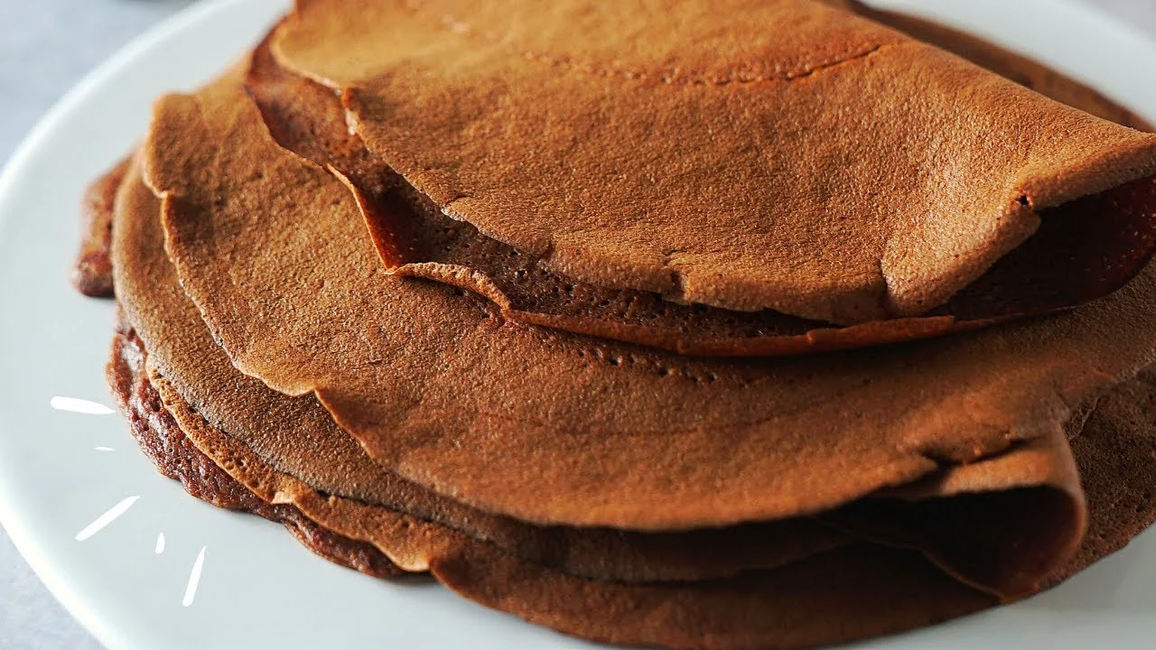 Crepes saludables de avena y chocolate: receta fácil sin azúcar ni harina