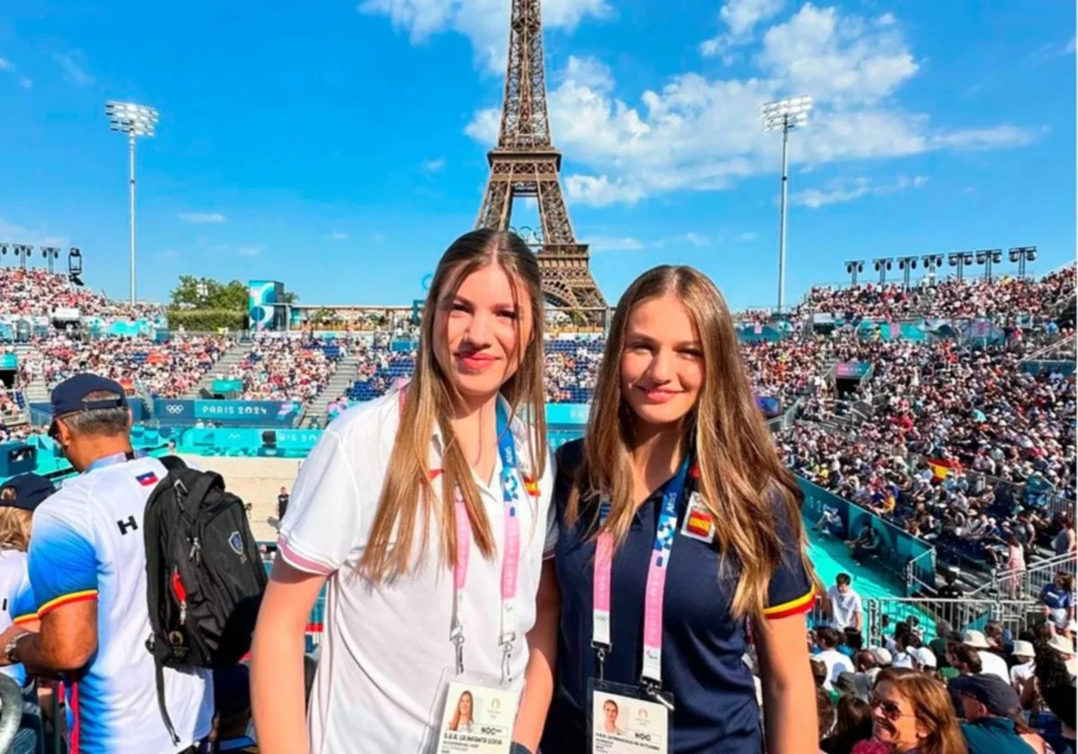Esta foto de la princesa Leonor con este deportista, tomada en París, ha desatado todo tipo de comentarios