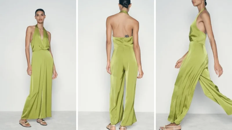 En oferta el mono lencero de Zara que las famosas eligen para noches veraniegas 1 Merca2.es El mono en oferta de Zara que tienes que tener